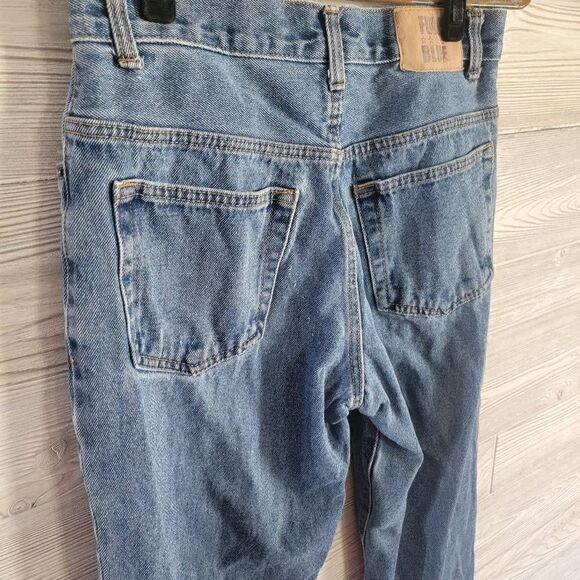 Full Blue Straight Leg Vintage Jeans Mens SZ 32 30 Light Wash - Picture 4 of 4